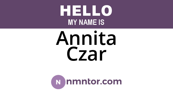 Annita Czar