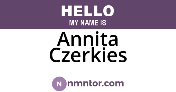Annita Czerkies