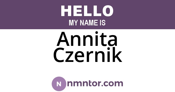 Annita Czernik
