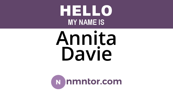 Annita Davie