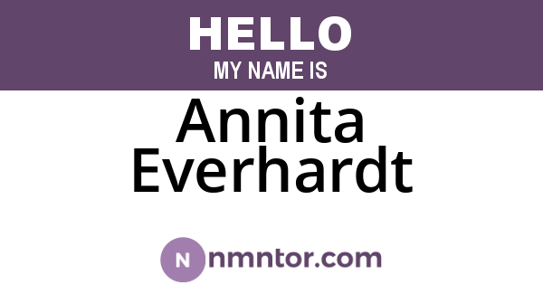 Annita Everhardt