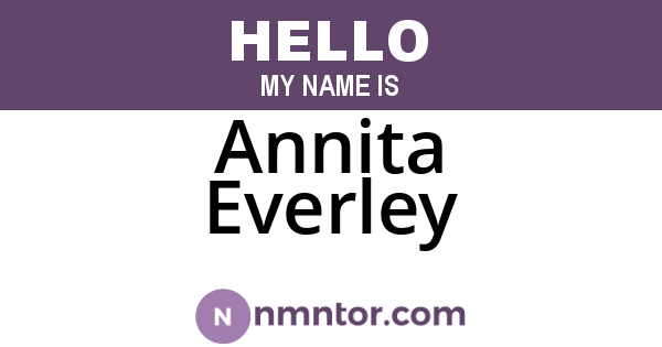 Annita Everley