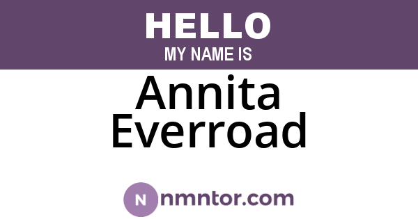 Annita Everroad