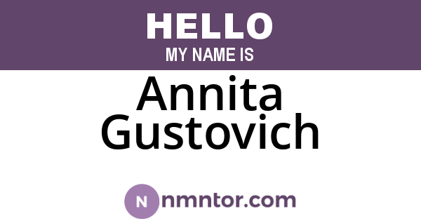 Annita Gustovich
