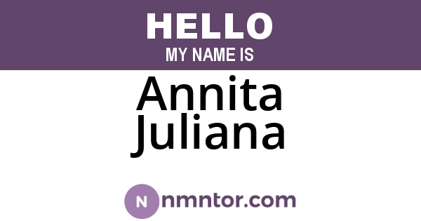 Annita Juliana