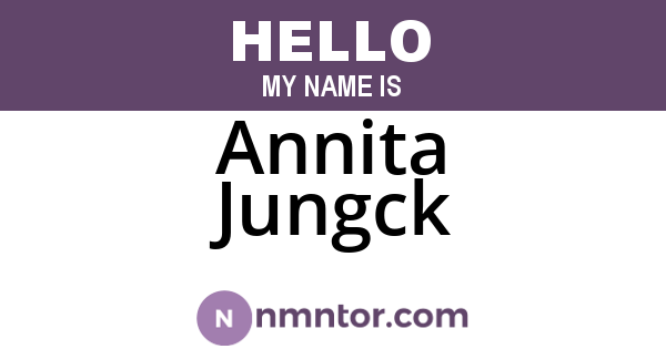 Annita Jungck