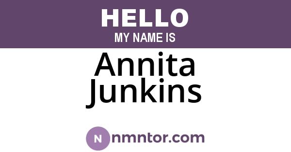 Annita Junkins
