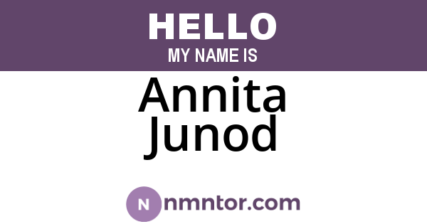 Annita Junod
