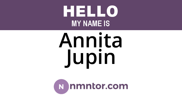 Annita Jupin