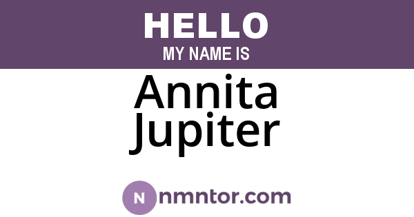 Annita Jupiter