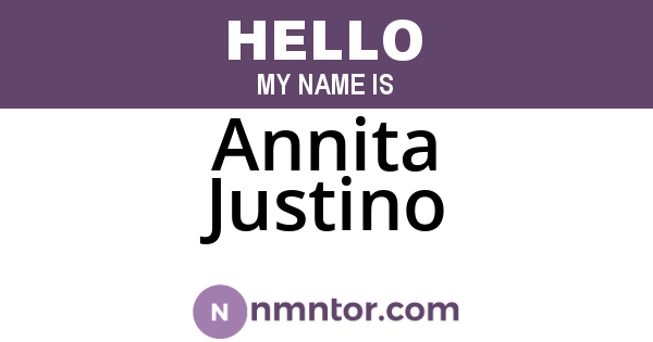 Annita Justino