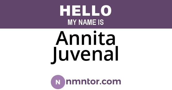 Annita Juvenal