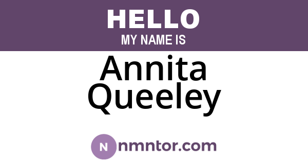 Annita Queeley