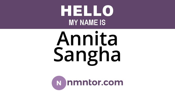 Annita Sangha