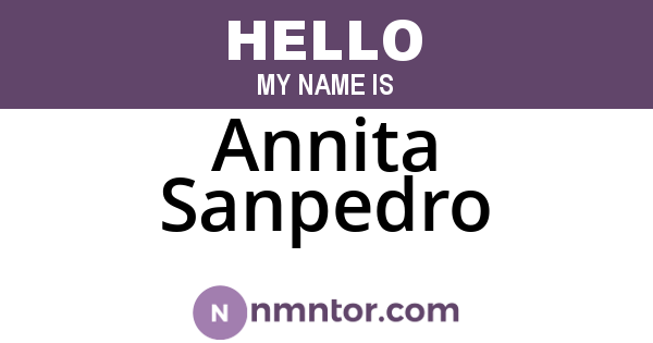 Annita Sanpedro