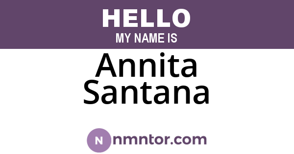 Annita Santana