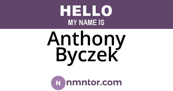 Anthony Byczek