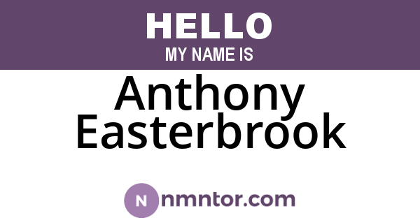 Anthony Easterbrook
