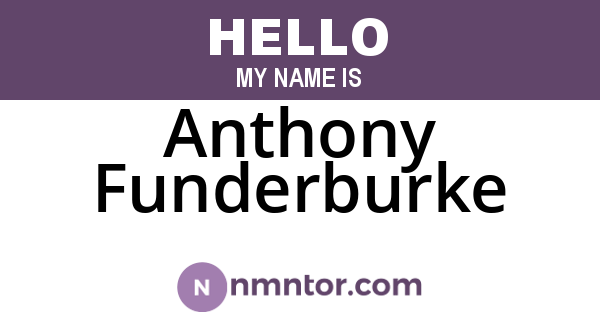 Anthony Funderburke