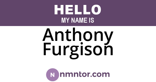 Anthony Furgison
