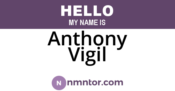 Anthony Vigil