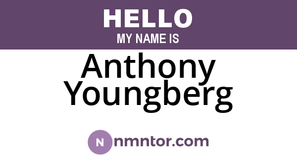 Anthony Youngberg
