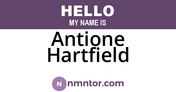 Antione Hartfield