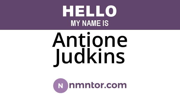 Antione Judkins