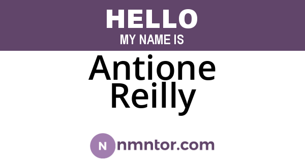 Antione Reilly