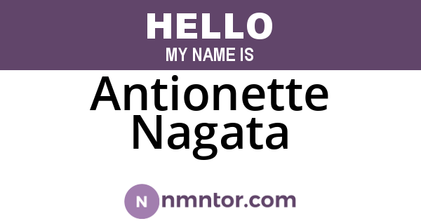 Antionette Nagata