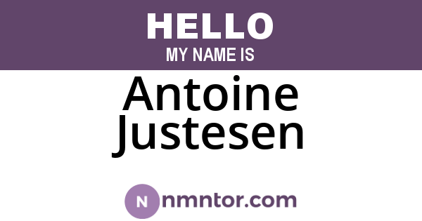 Antoine Justesen