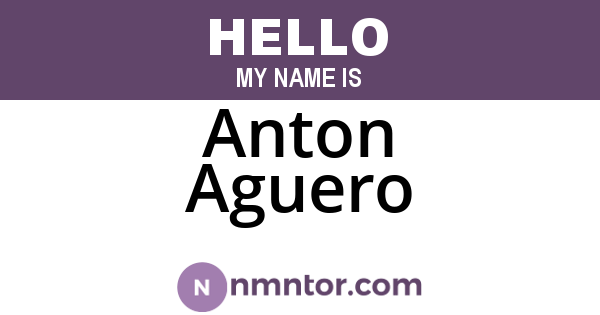 Anton Aguero