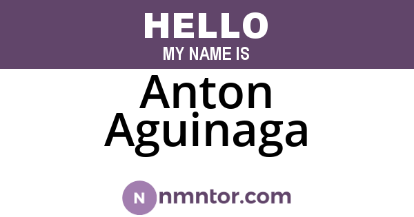 Anton Aguinaga