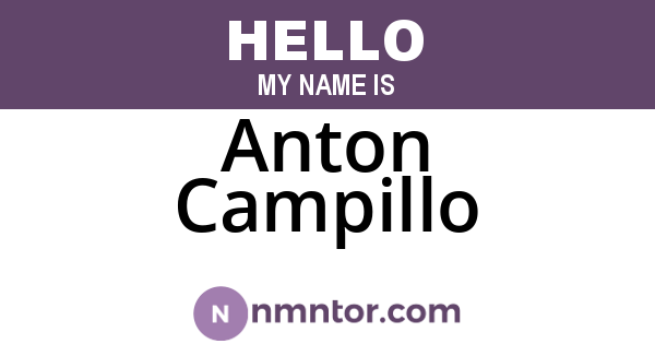 Anton Campillo
