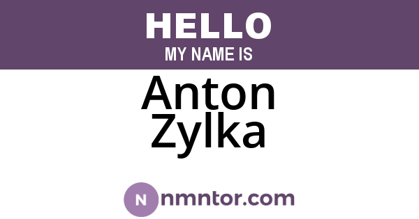 Anton Zylka