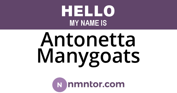 Antonetta Manygoats