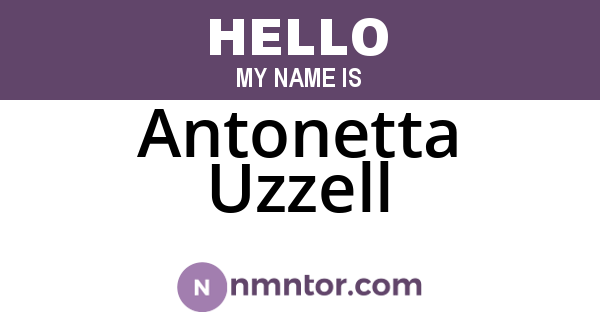 Antonetta Uzzell