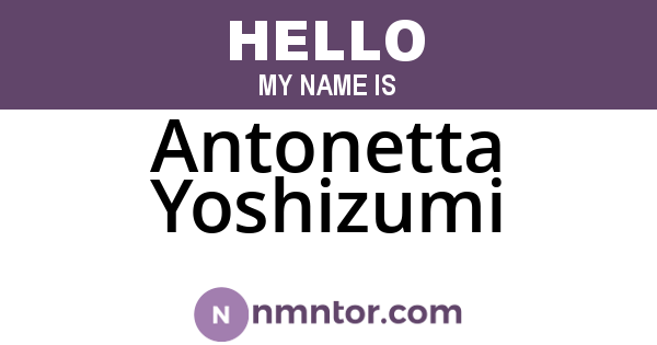Antonetta Yoshizumi