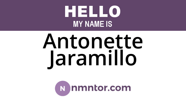 Antonette Jaramillo