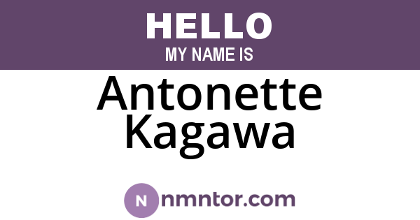 Antonette Kagawa