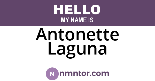 Antonette Laguna