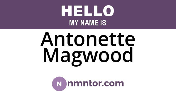 Antonette Magwood