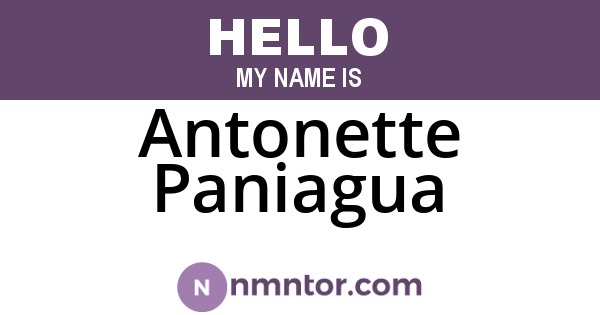 Antonette Paniagua
