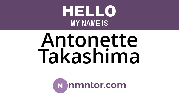 Antonette Takashima