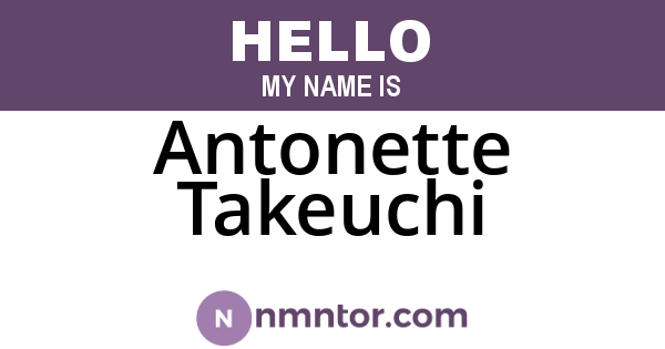 Antonette Takeuchi