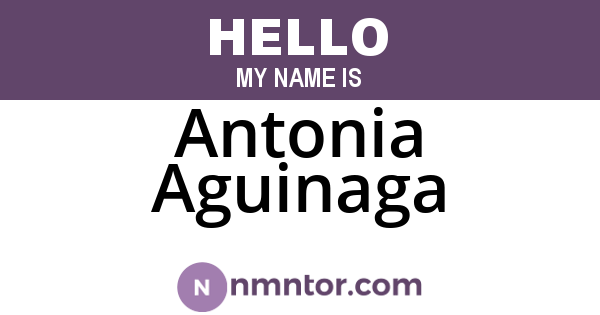 Antonia Aguinaga