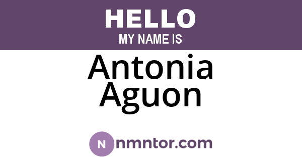 Antonia Aguon