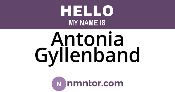 Antonia Gyllenband