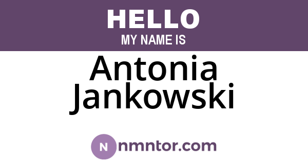 Antonia Jankowski