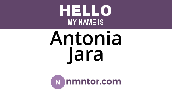 Antonia Jara